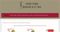 Desktop Screenshot of hometownbroadcasting.com